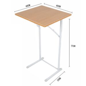 Mesita plegable auxiliar 45x40cm Haya
